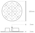 Podstawka pod płyty tarasowe o stałej wysokości 2 mm