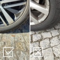 Fuga epoksydowa do spoinowania kostki i płyt z kamienia naturalnego.