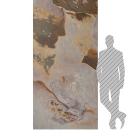 Fornir Kamienny Indian Autumn XXL 122x244x0,2 cm Transparentny