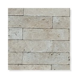 Kamień dekoracyjny elewacyjny trawertyn Ivory Classic Mix Bębnowany 7,5x30,5 cm