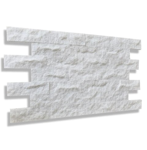 Kamień dekoracyjny marmurowy Pure White Brick 7x30