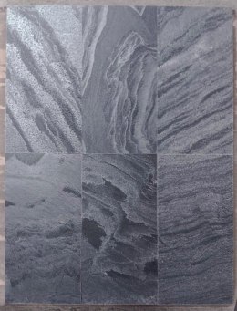 Kamień elewacyjny-dekoracyjny Silver Grey Leather 30x60x1,2 cm