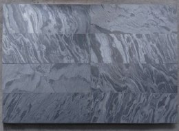 Kamień elewacyjny-dekoracyjny Silver Grey Leather 30x90x1,2 cm