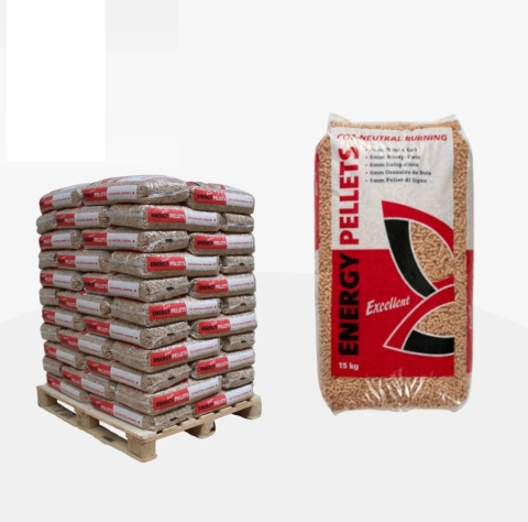 Pellet EXCELLENT czerwony ENplus A1