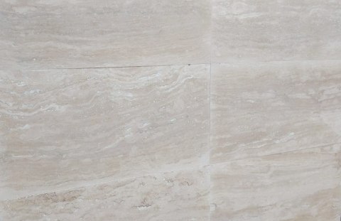Trawertyn 12mm Bianco Classic Vein Cut Filled&Honed 61x30,5x1,2 cm