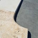 Trawertyn 3cm Kamień Brzegowy narożnik Classic Mix 40,6x61 | Obrzeża do basenu Bullnose