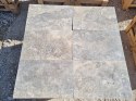 Trawertyn Silver Greige 3cm Antykowany 15,3x30,5x3 | Taras Ogród Basen