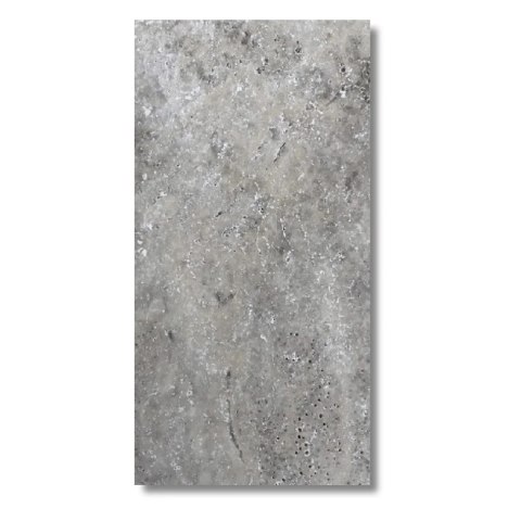 Trawertyn Silver Premium Bębnowany Szlif 61x40,6x1,2 cm