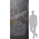 Fornir Kamienny Black Slate Gold 122x280x0,2 cm