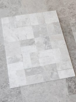 Kamień dekoracyjny Marmur Royal White Mozaika 30,5x30,5x1 cm