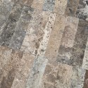 Kamień dekoracyjny trawertyn Ash bębnowany 7,5x30,5x1 cm