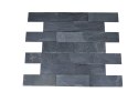 Kamień elewacyjny-dekoracyjny Łupek Black Slate Brick 10x30