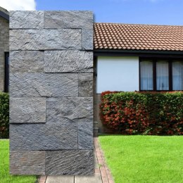 Kamień elewacyjny-dekoracyjny kwarcytowy Deoli Green Brick 10x30