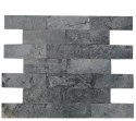 Kamień elewacyjny-dekoracyjny kwarcytowy Silver Grey Brick 10x30