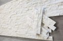 Kamień elewacyjny-dekoracyjny marmur Pure White Stackstone 10x36 cm