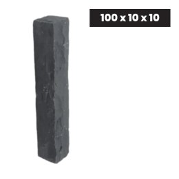 Ogrodowa Palisada Łupana G690 Bazalt Black 100x10x10 cm
