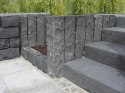 Ogrodowa Palisada Łupana G690 Bazalt Black 100x10x10 cm