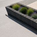 Ogrodowa Palisada Łupana G690 Bazalt Black 33x10x10 cm