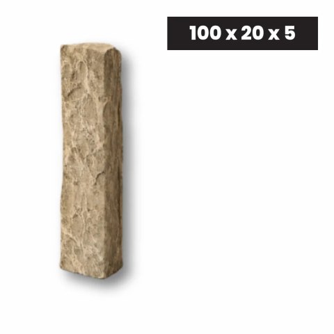 Palisada | Obrzeże Wapienne Tandur Yellow Limestone 100x20x5