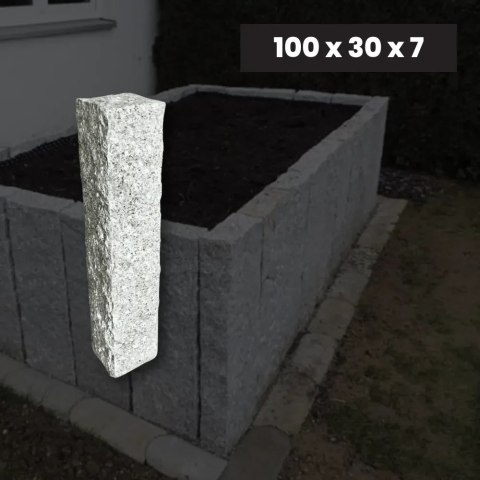 Palisada Ogrodowa / obrzeże Granit G603 100x30x7 cm