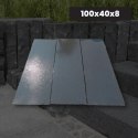 Palisada | Opornik Wapienne Kadappa Black Limestone 100x40x7-9 cm