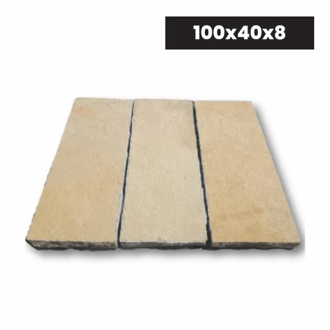 Palisada | Opornik Wapienne Tandur Yellow Limestone 100x40x7-9 cm