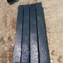 Palisada łupana | Obrzeże Wapienne Kadappa Black Limestone 100x10x10 cm