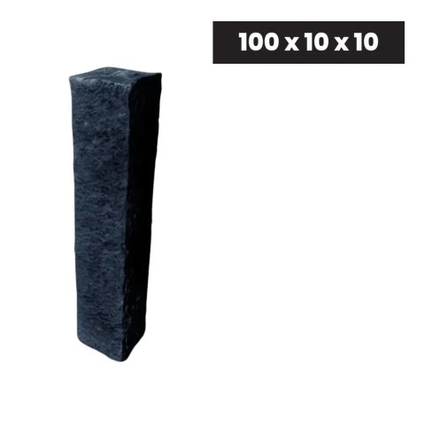 Palisada łupana | Obrzeże Wapienne Kadappa Black Limestone 100x10x10 cm
