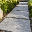 Płytka Granitowa Szara Płomieniowana G602 Bianco Sardo 120x60x3 cm
