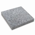 Płytka Granitowa Szara Płomieniowana G602 Bianco Sardo 40x40x4 cm