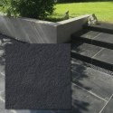 Płytka Kadappa Black Limestone Pół-szlifowana Bębnowana 20x20x1,5 cm