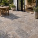 Płytka Trawertyn 12mm Ash Antyczny Roman Opus 1kpl= 0,742m2 | Komplet Rzymski