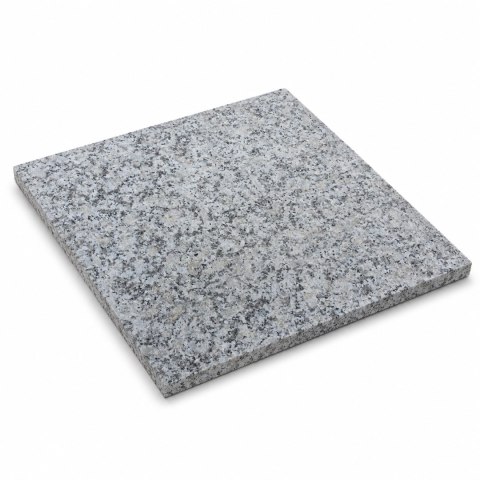 Płytka granitowa szara płomieniowana Bianco Sardo G602 60x60x3 cm