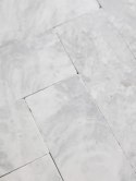 Płytka marmurowa Bębnowana Szlifowana Royal White 10x30,5x1 cm