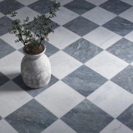 Płytka marmurowa Light Bluestone Bębnowana 20,3x20,3x1,2 cm