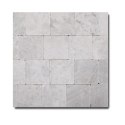Płytka marmurowa Royal White Bębnowana 20,3x20,3x1 cm