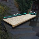 Schodek Granitowy G682 100x35x2 stopnica Bullnose | Obrzeże basenowe