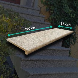 Schodek Granitowy G682 120x35x2 stopnica Bullnose