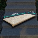 Schodek Granitowy G682 new 150x35x2 Stopnica Bullnose Płomieniowana