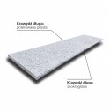 Stopnica Granitowa G602 płomieniowana 160x40x3 cm / 2 krawędzie wykończone
