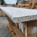 Stopnica Granitowa G602 płomieniowana 160x40x3 cm / 2 krawędzie wykończone