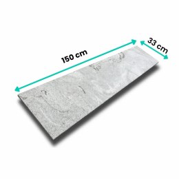 Stopnica - Stopień granitowy Juparana płomieniowany 150x33x2 cm