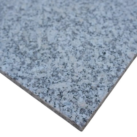 Stopnica granitowa szara płomieniowana G602 135x33x2 Bianco Sardo