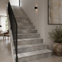 Stopnica kamienna Trawertyn Ash Argent Mix Szlifowany Bullnose 135x33x2 cm