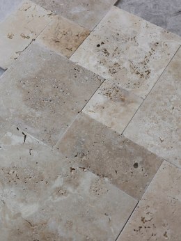 Trawertyn 12mm Antyczny Beżowy Blend Mix 40,6x61x1,2 cm