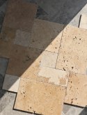 Trawertyn 12mm Light Standard Bębnowany French Pattern 1kpl=0,742m2 | Komplet Rzymski
