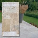 Trawertyn 3cm Beżowy Ivory Classic Mix Antykowany 40,6x61x3 cm