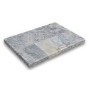 Trawertyn Ash Argent Antykowany Bębnowany 40,6x61x3 cm