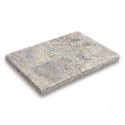 Trawertyn Ash Argent Antykowany Bębnowany 40,6x61x3 cm