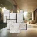 Trawertyn Ivory Classic mix układ rzymski 3cm 1kpl=0,742m2 taras ogród basen | Komplet Rzymski